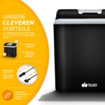 tillvex Kühlbox 24L elektrisch – Kühl- & Wärmefunktion für 230V & 12V Auto Camping – Bild 3