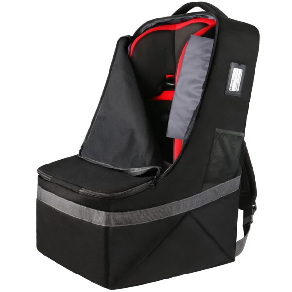 YOREPEK Autositz-Reisetasche 45x45x71cm – Wasserdicht mit Rucksackträgern für Flugzeug