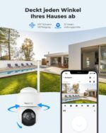 Reolink 5MP PTZ Solar Überwachungskamera – 360° Schwenkbar mit AI-Erkennung & Farbnachtsicht – Bild 3