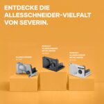 SEVERIN Allesschneider AS 9595 – Elektrische Brotschneidemaschine mit stufenloser Schnittführung – Bild 9