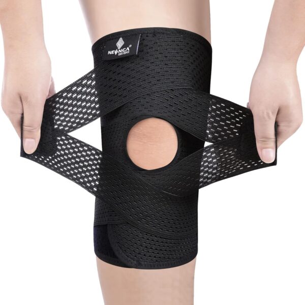 NEENCA Kompressions-Kniebandage mit Seitenstabilisatoren – Schmerzlinderung & Gelenkschutz