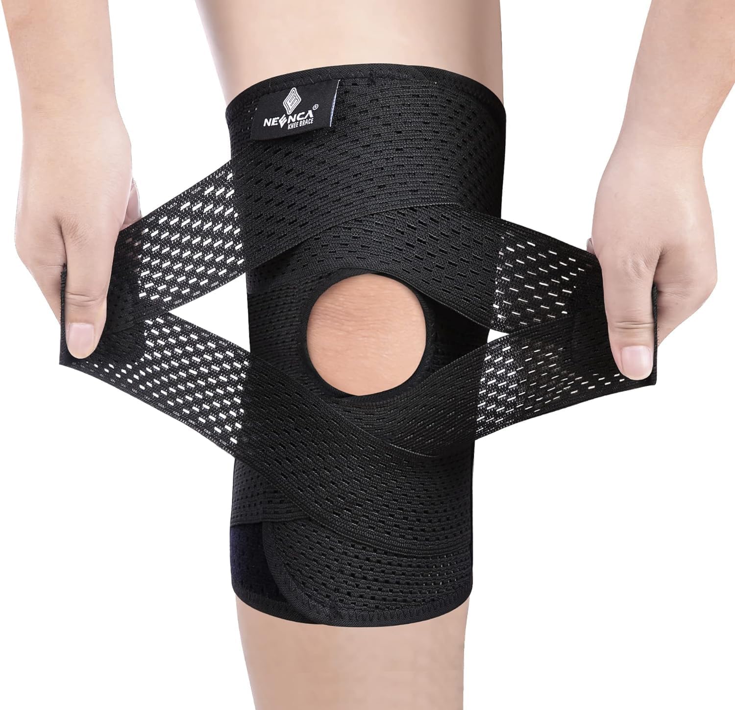 71cKHPtTdCL._SY1449_.jpg NEENCA Kompressions-Kniebandage mit Seitenstabilisatoren – Schmerzlinderung & Gelenkschutz – Bild 1