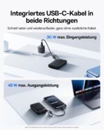 Baseus FC11 Powerbank 45W 20000mAh – Dual USB-C Kabel, Schnellladung für iPhone & Samsung – Bild 8