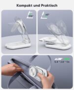 Mukiya 3-in-1 MagSafe Ladestation – iPhone, Apple Watch & AirPods gleichzeitig laden – Bild 6