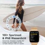 AEAC Smartwatch Damen 1.85" HD – Fitness Tracker mit Telefonfunktion & 110+ Sportmodi – Bild 4