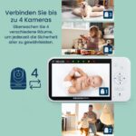Babysense Babyphone 720p HD mit 2 Kameras – WLAN-frei & sicher für Babys – Bild 7