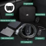 dé Ladekabel Typ 2 Schuko 3,68kW 10m – Mobiles EV-Ladekabel mit Digitalanzeige für Elektroautos – Bild 6