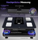 GE Smart Körperfettwaage mit 8-Elektroden & Handsensoren – 27 Analysewerte bis 180 kg – Bild 5