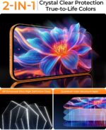 MRGLAS 2+2 Pack Panzerglas iPhone 17 Pro 6.3" – 9H+ Schutzfolie mit Auto-Staubentfernung – Bild 7