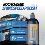 Koch Chemie Shine Speed Polish 500ml Set – Hochglanz-Politur mit Polierschwamm & Mikrofasertuch – Bild 3