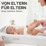 Heldenzimmer Wickelaufsatz für IKEA Hemnes & Malm Kommode – 85 cm breit, kippsicher – Bild 2