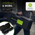 Juskys Hydraulischer Wagenheber 2,5 t – Rangierwagenheber aus Stahl mit Transportbox – Bild 5