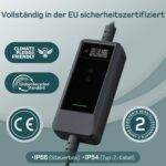 dé Mobile Wallbox 11kW mit APP – intelligente EV-Ladestation 5,5m Typ 2 Kabel – Bild 7