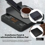 NUTRI FIT Mini-Kaffeewaage mit Timer – Espresso-Waage 2kg/0,1g USB-C, tragbar – Bild 7