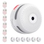 X-Sense Mini Rauchmelder XS01 mit 10-Jahre-Batterie & Magnethalterung – 6er Set