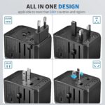 EPICKA Universalreiseadapter TA-105C – 6-in-1 Weltadapter mit 3 USB-C & 2 USB-A – Bild 2