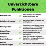 BubbleBum Teleport Reise-Kindersitzerhöhung i-Size R129 – Faltbar & Tragbar für Kinder 5-12 Jahre – Bild 10
