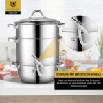 KARL HAUSMANN Dampfentsafter 5L Edelstahl – Saftherstellung für alle Herdarten – Bild 5