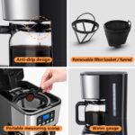 Taylor Swoden Darcy 950W Filterkaffeemaschine – 12 Tassen mit Timer & Warmhaltefunktion – Bild 9