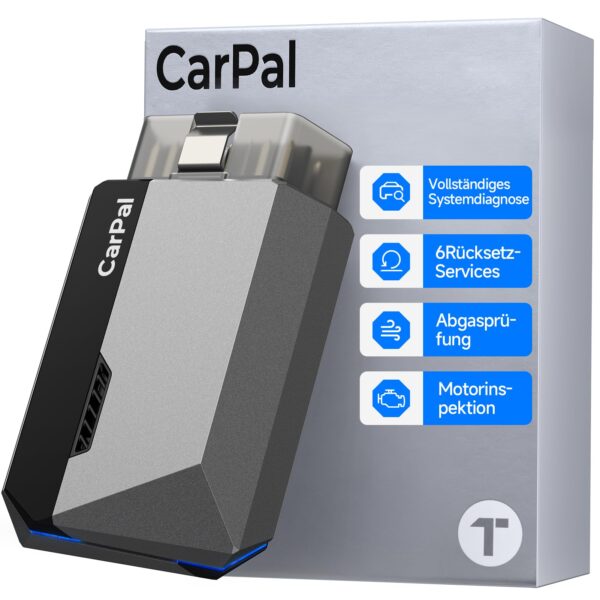 TOPDON CarPal-A OBD2 Diagnosegerät mit Bluetooth – Vollsystem Diagnose für alle Fahrzeuge