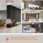 Ruan Rauchmelder 4er Set mit Magnethalterung – 10 Jahre Sensor & austauschbarer Batterie – Bild 7