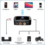 SONRU Bluetooth 6.0 Audio Adapter mit 3,5mm Klinke & RCA – Wireless Empfänger für Stereoanlagen – Bild 5