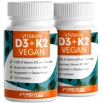 ProFuel Vitamin D3 K2 Vegan – 240 Tabletten mit 5000 IE & MK7 – Hochdosiert