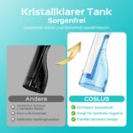COSLUS C20 (F5020E) Kabellose Munddusche mit 300ml Tank – IPX7 Wasserdicht für Tiefenreinigung – Bild 4