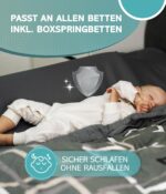 RAWVEL Aufblasbarer Rausfallschutz 180 cm – Sicherer Bettschutz für Zuhause & Reisen – Bild 4