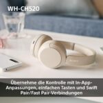 Sony WH-CH520 Bluetooth On-Ear-Kopfhörer – 50 Std. Akku & Premium Sound für Alltag – Bild 8