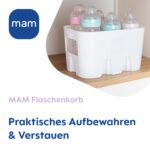 MAM Easy Start Anti-Colic Set – Babyflasche mit Schnuller & Flaschenkorb für Neugeborene – Bild 11