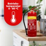 Smartwares Schaumfeuerlöscher 6L – Brandklassen A/B mit Wandhalterung – Bild 7