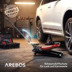 Arebos 3T Hydraulischer Rangierwagenheber flach – 75-505 mm für tiefergelegte Fahrzeuge – Bild 7