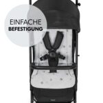 hauck Sitzauflage Mickey & Minnie Grey 70x37 cm – Universelle Buggy Polsterung mit Baumwolle – Bild 7