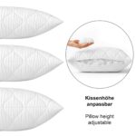 Siebenschläfer Seitenschläferkissen 40 x 145 cm – Ergonomisches Körperkissen mit Mikrofaser – Bild 3