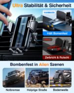 VANMASS Handyhalterung Auto mit Militär-Saugnapf – 360° drehbar für iPhone & Samsung – Bild 6