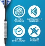DartPro Elektronische Dartscheibe Profi – 65 Spiele, 8 Spieler, Kabellos & LED-Display – Bild 4