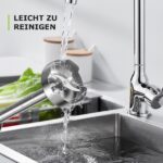 Bonsenkitchen Pürierstab 1000W – Elektrischer Stabmixer mit 2 Geschwindigkeiten für Suppen & Babynahrung – Bild 2