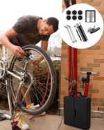 HAZENS 16-in-1 Fahrrad Reparaturset mit Satteltasche & 120 PSI Mini-Luftpumpe – Bild 2