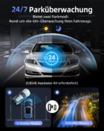 CIEVIE 4K Dashcam mit 360° Drehfunktion, 1,5" IPS Display & 5G WLAN – Frontkamera – Bild 6