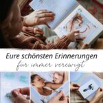 Rabano Art Babyalbum 176 Seiten mit Goldprägung – Erinnerungsbuch erstes Jahr Mint – Bild 3