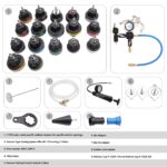 CCLIFE 28-tlg. Kühlsystemtester-Set mit 17 Adaptern – Dichtheitsprüfung & Befüllung – Bild 2