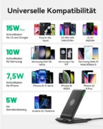 INIU Wireless Charger 2er Set mit 15W Schnellladung – Kabellose Ladestation für iPhone & Samsung – Bild 4