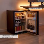 TZS First Austria Minikühlschrank 40L – Leiser Kühlschrank mit Schloss für Büro, Camping & Hotel – Bild 6