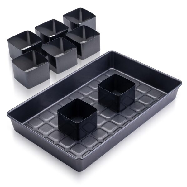 Zenker Zahlen- und Buchstaben Backform-Set 9-teilig – PFAS-freie Backformen für kreative Kuchen