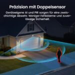 aosu 4K 8MP Solar-Überwachungskamera mit 360° PTZ & Farb-Nachtsicht – WLAN Aussenkamera ohne Abo – Bild 8