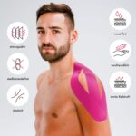 Kintex Kinesiologie-Tape Classic 6er Set – Elastisches Physio-Tape für Sportverletzungen – Bild 6