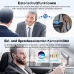 Boytond Bluetooth 6.1 In-Ear Headset mit CVC8.0 Noise Cancelling – 100h Akku für Business – Bild 7