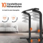 DH FitLife Power Tower – Multifunktionale Kraftstation für Ganzkörpertraining zuhause – Bild 2