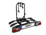 EUFAB AMBER 3 Fahrradträger für Anhängerkupplung – E-Bike geeignet, 3 Fahrräder